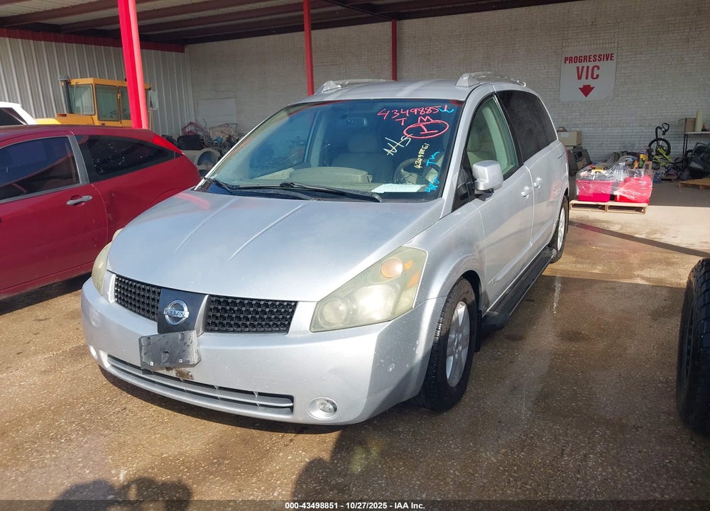 2004 NISSAN QUEST VIN: 5N1BV28U84N325156