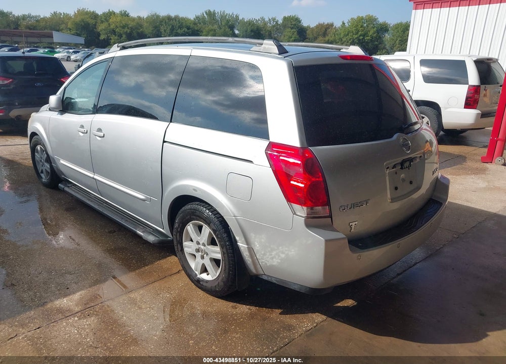 2004 NISSAN QUEST VIN: 5N1BV28U84N325156