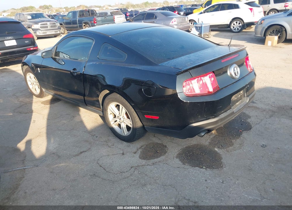 2012 FORD MUSTANG V6 VIN: 1ZVBP8AM7C5272375