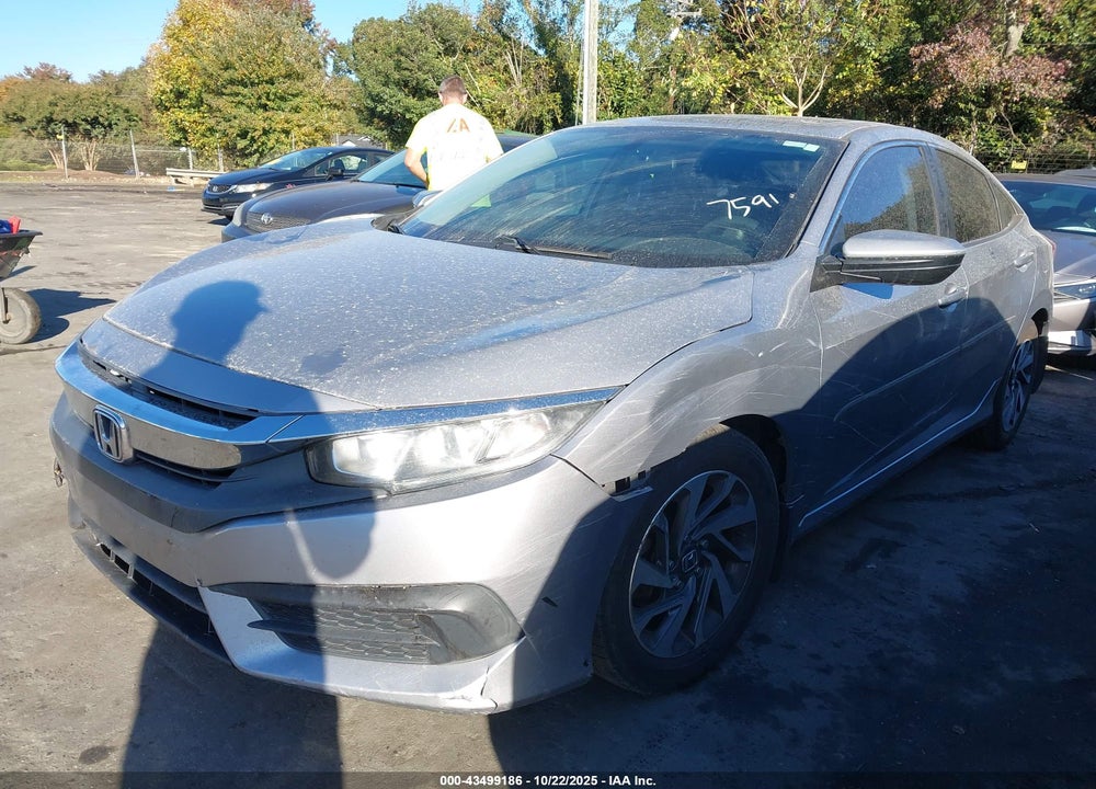 2016 HONDA CIVIC VIN: 19XFC2F75GE087591