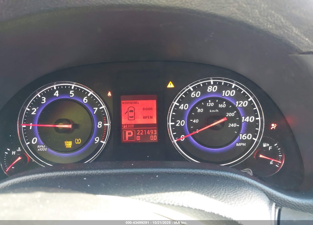 2007 INFINITI G35 JOURNEY VIN: JNKBV61E67M728883