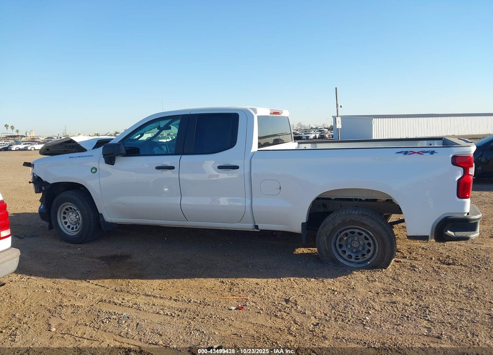 2023 CHEVROLET SILVERADO 1500 4WD STANDARD BED WT VIN: 1GCRDAEK2PZ322334
