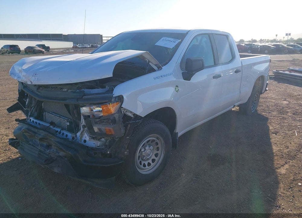 2023 CHEVROLET SILVERADO 1500 4WD STANDARD BED WT VIN: 1GCRDAEK2PZ322334