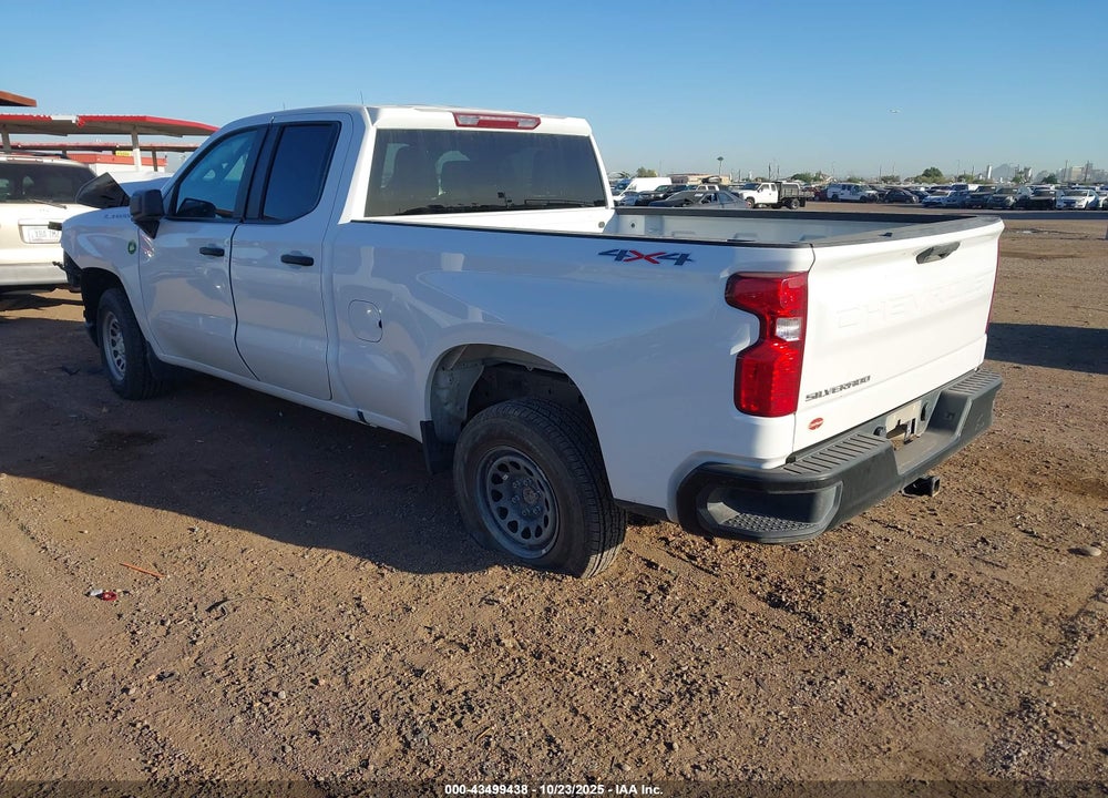 2023 CHEVROLET SILVERADO 1500 4WD STANDARD BED WT VIN: 1GCRDAEK2PZ322334