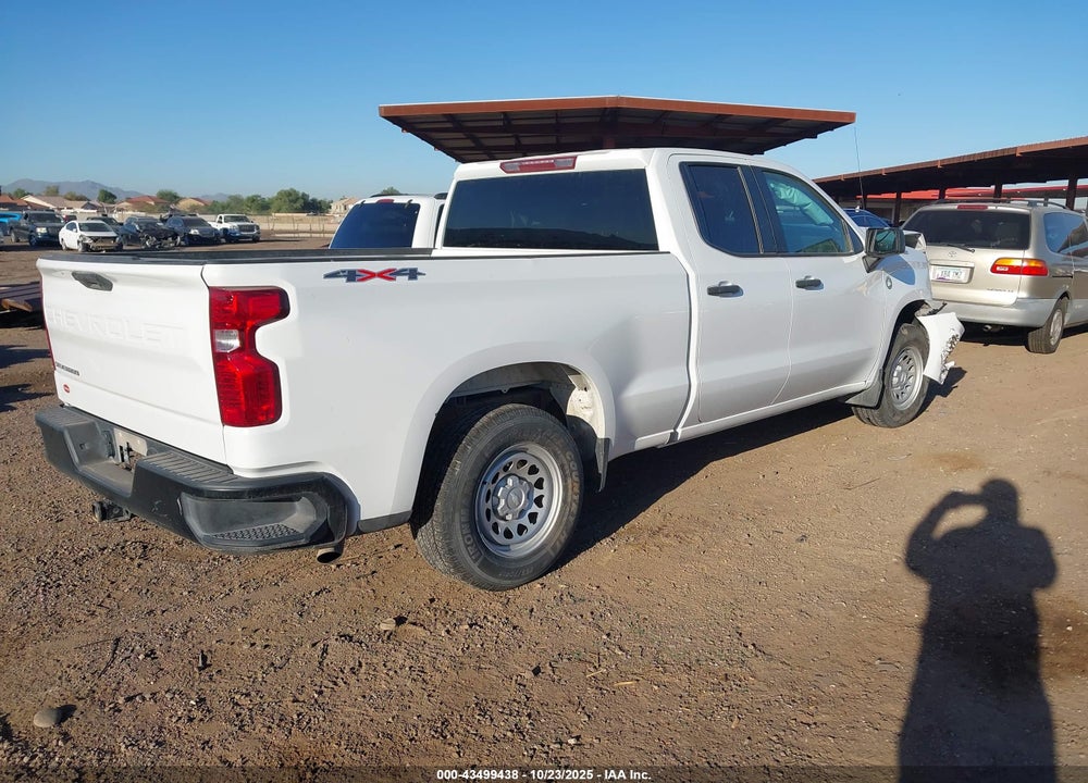 2023 CHEVROLET SILVERADO 1500 4WD STANDARD BED WT VIN: 1GCRDAEK2PZ322334