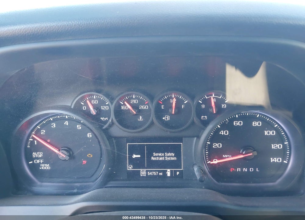 2023 CHEVROLET SILVERADO 1500 4WD STANDARD BED WT VIN: 1GCRDAEK2PZ322334