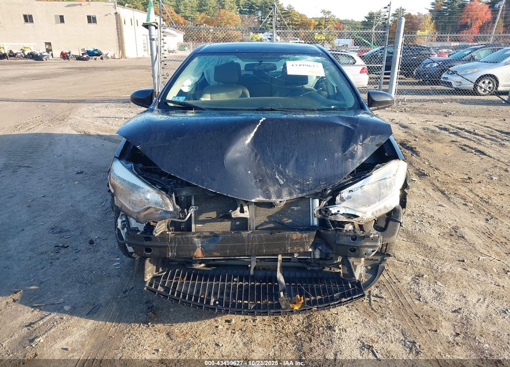 2015 TOYOTA COROLLA LE VIN: 2T1BURHE1FC303143