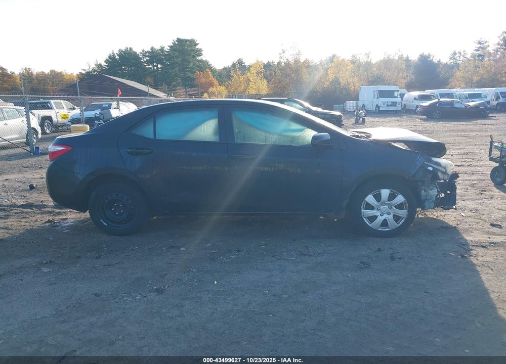 2015 TOYOTA COROLLA LE VIN: 2T1BURHE1FC303143