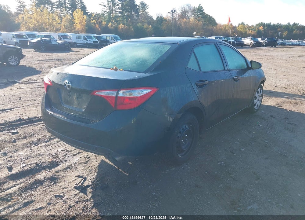 2015 TOYOTA COROLLA LE VIN: 2T1BURHE1FC303143