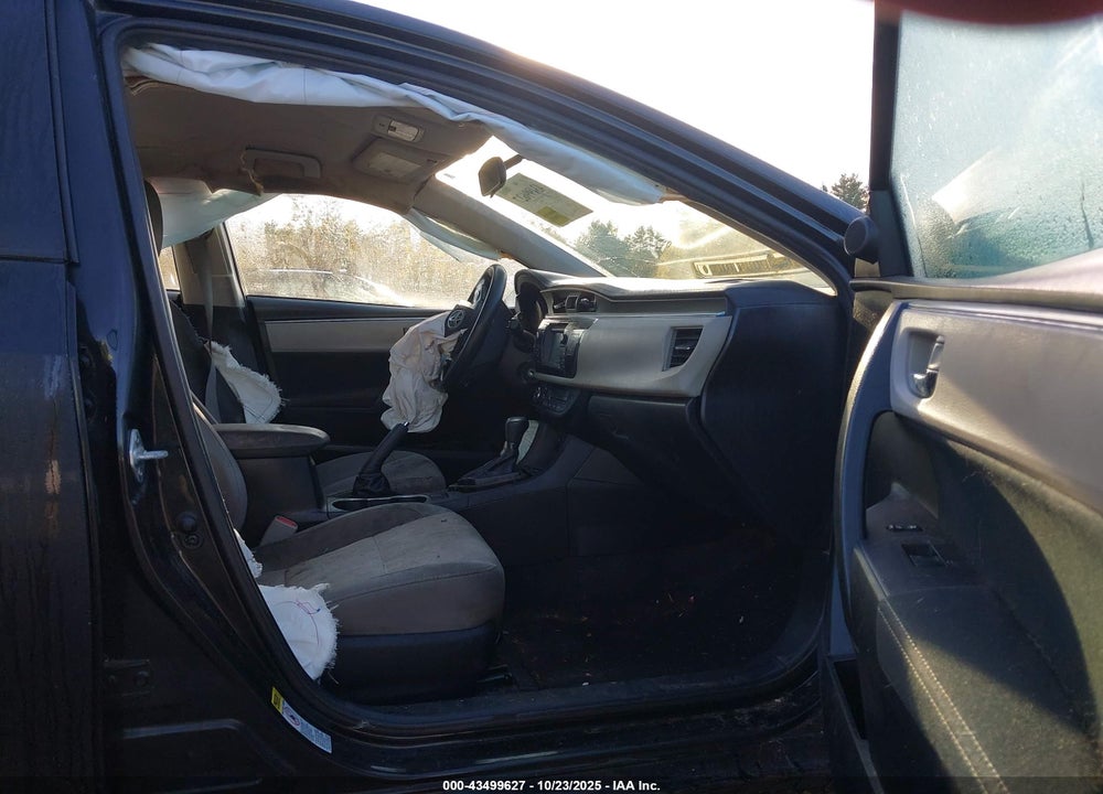 2015 TOYOTA COROLLA LE VIN: 2T1BURHE1FC303143