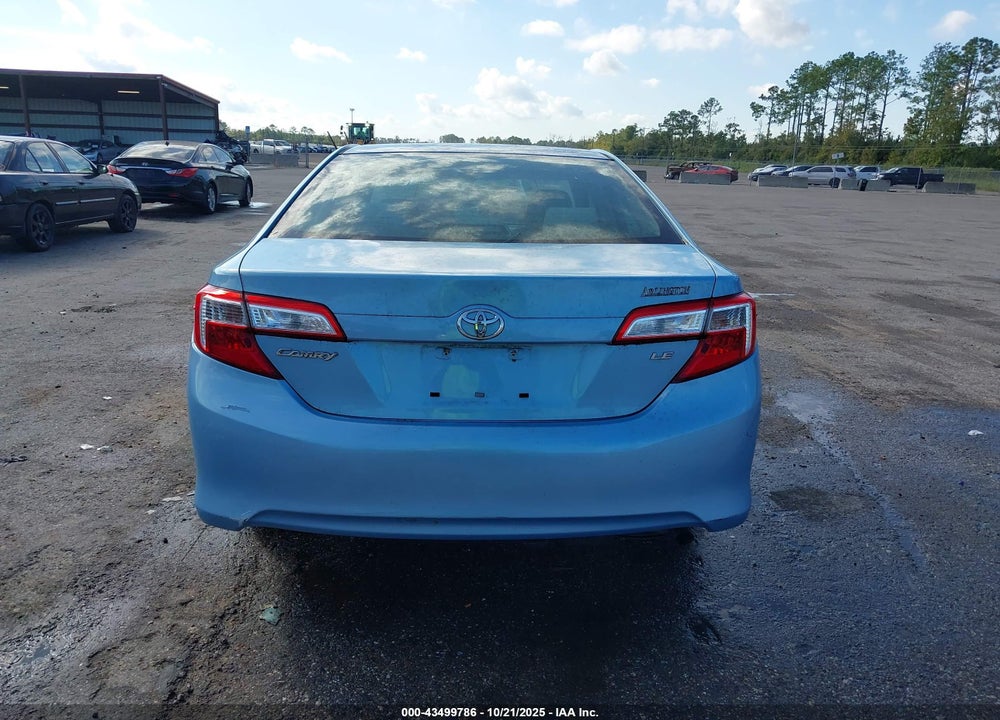 2012 TOYOTA CAMRY LE VIN: 4T1BF1FK9CU633546