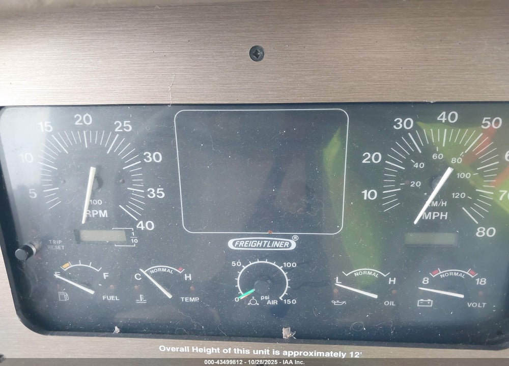 1999 FREIGHTLINER CHASSIS X LINE MOTOR HOME VIN: 4UZ6XFBC7XCB63347