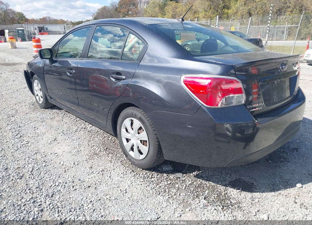 2015 SUBARU IMPREZA VIN: JF1GJAA63FH005049