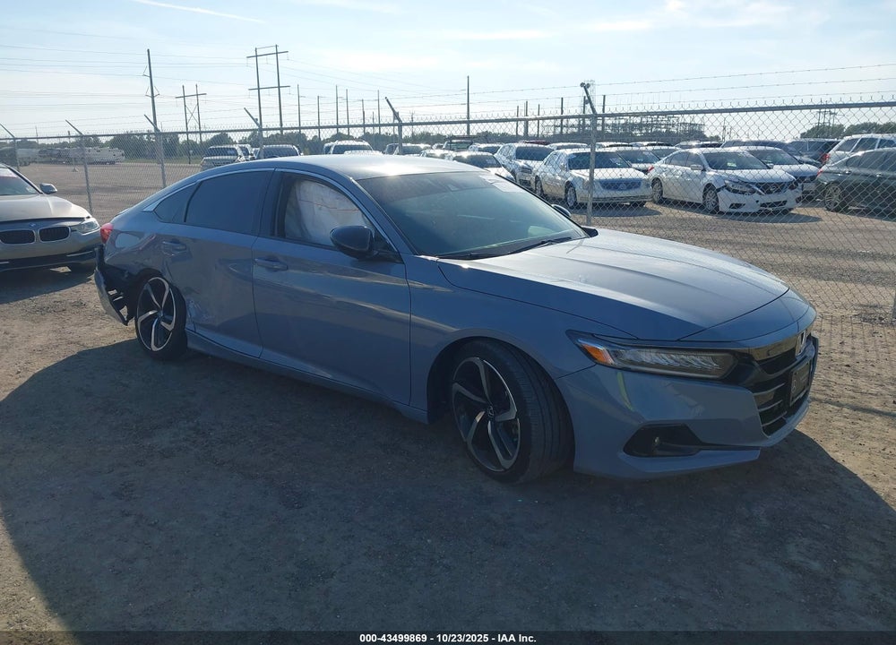 2022 HONDA ACCORD SPORT VIN: 1HGCV1F38NA005679