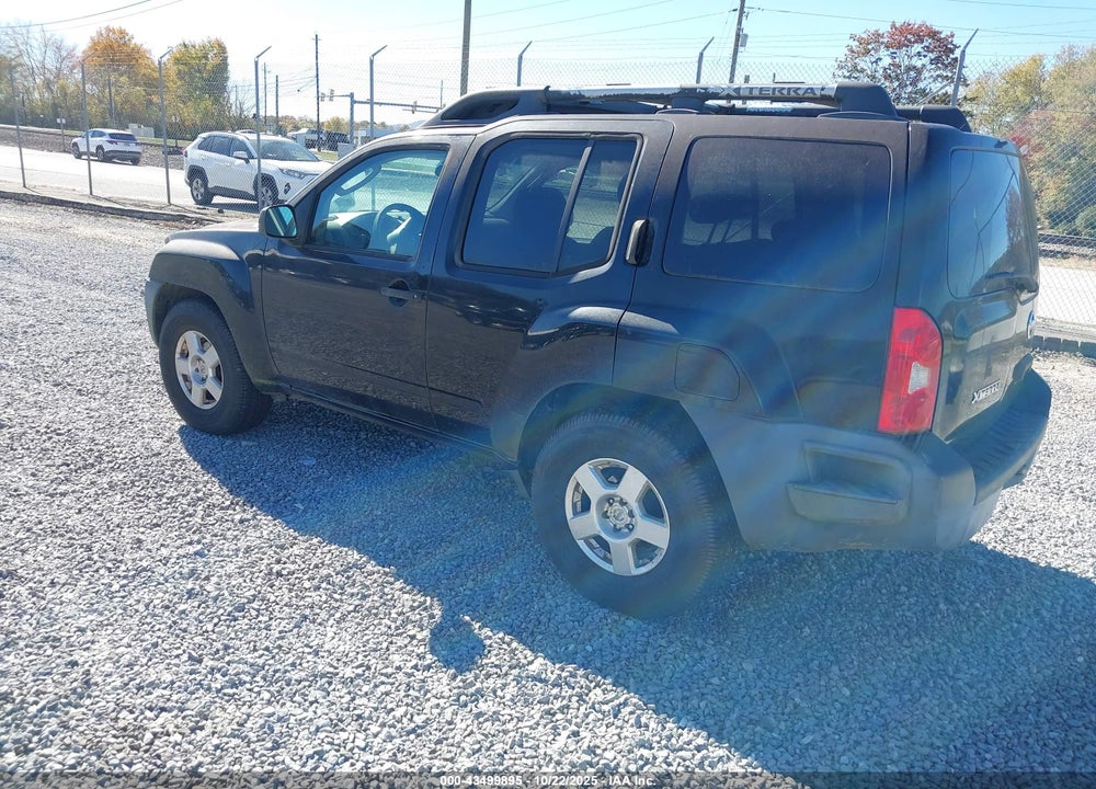2007 NISSAN XTERRA S VIN: 5N1AN08UX7C504248