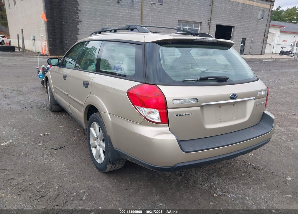 2008 SUBARU OUTBACK 2.5I/2.5I L.L. BEAN EDITION VIN: 4S4BP61C887349941