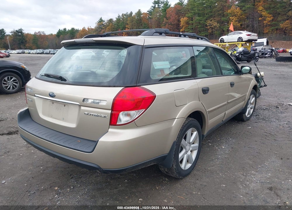 2008 SUBARU OUTBACK 2.5I/2.5I L.L. BEAN EDITION VIN: 4S4BP61C887349941