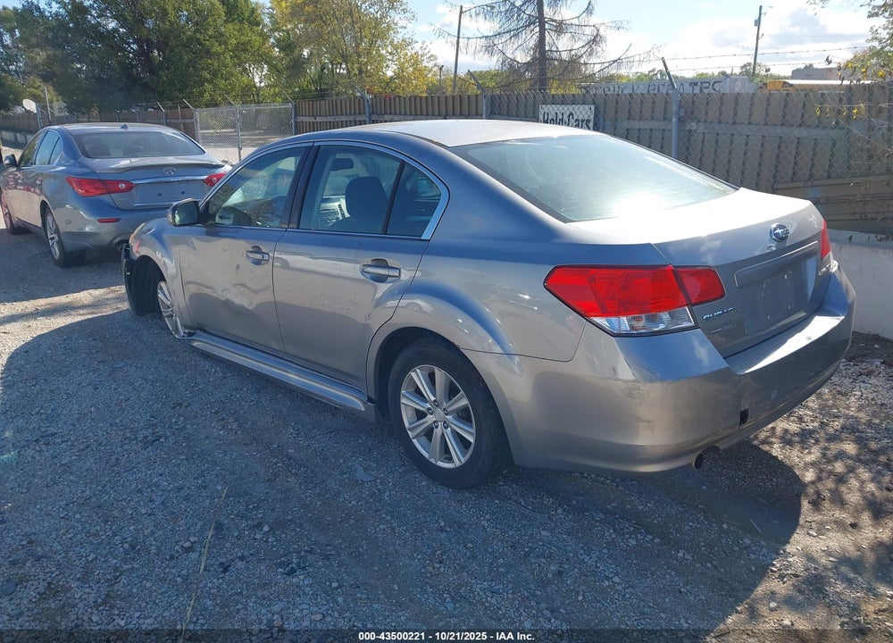 2011 SUBARU LEGACY 2.5I PREMIUM VIN: 4S3BMCG60B3232379