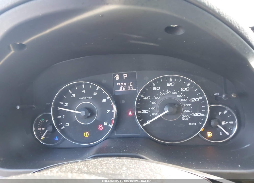 2011 SUBARU LEGACY 2.5I PREMIUM VIN: 4S3BMCG60B3232379