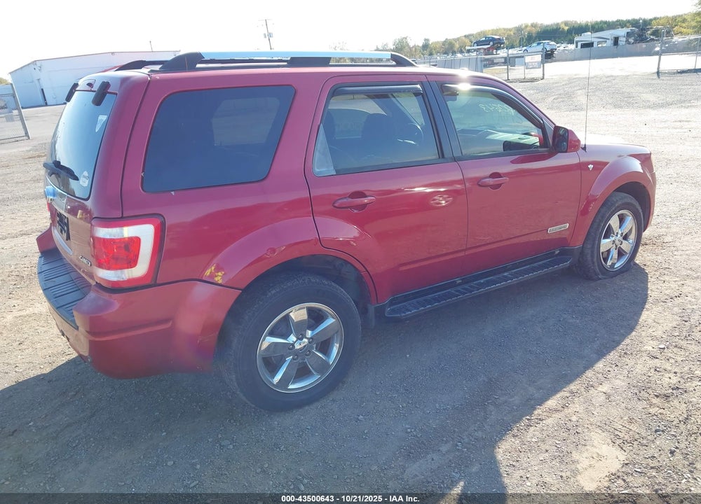 2008 FORD ESCAPE LIMITED VIN: 1FMCU941X8KB98719