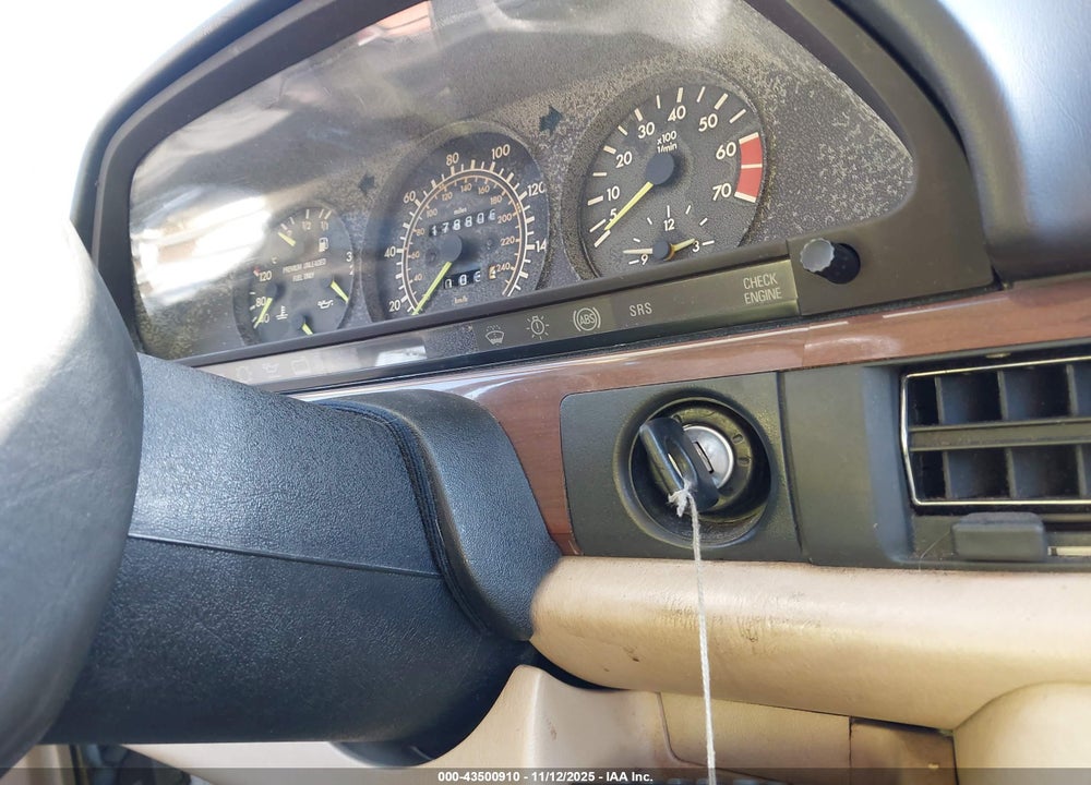 1988 MERCEDES-BENZ 420 SEL VIN: WDBCA35DXJA404490