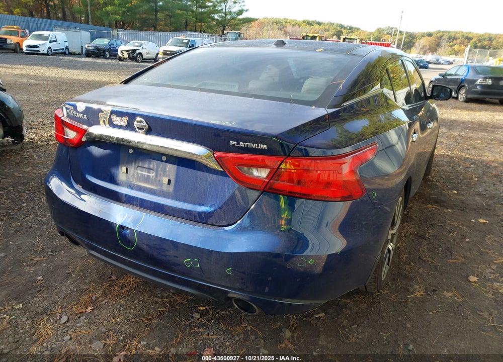 2016 NISSAN MAXIMA 3.5 PLATINUM VIN: 1N4AA6AP2GC401435