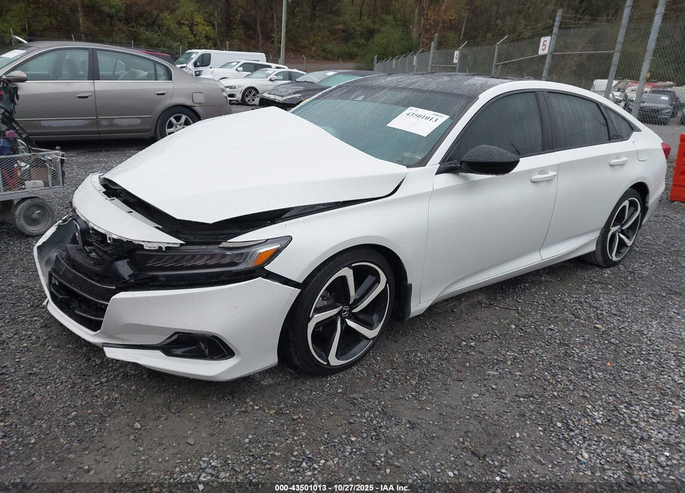 2022 HONDA ACCORD SPORT VIN: 1HGCV1F32NA095525