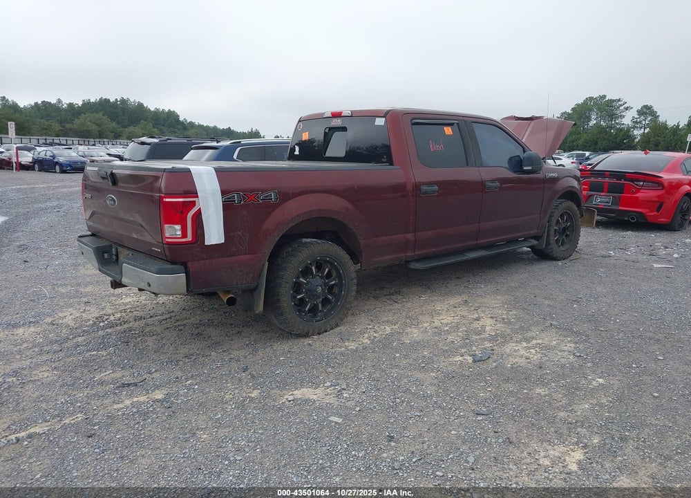 2015 FORD F-150 XLT VIN: 1FTFW1EF9FKD22466
