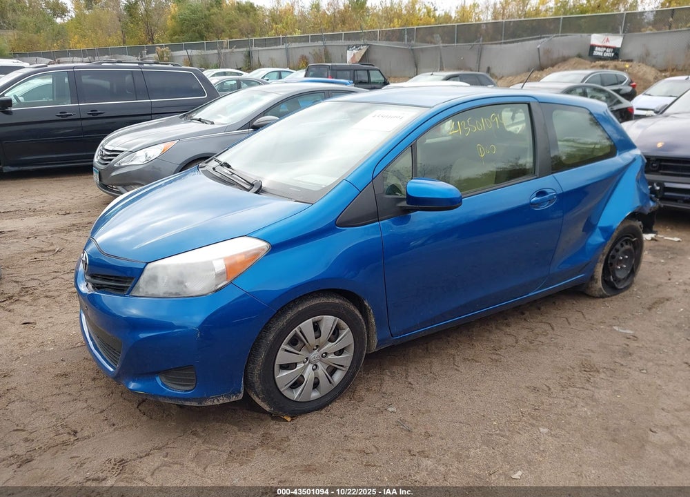 2014 TOYOTA YARIS LE (TMC/CBU PLANT) VIN: JTDJTUD37ED582413