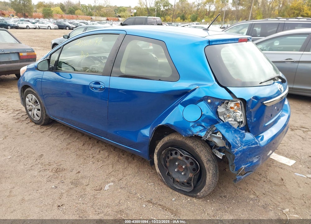 2014 TOYOTA YARIS LE (TMC/CBU PLANT) VIN: JTDJTUD37ED582413