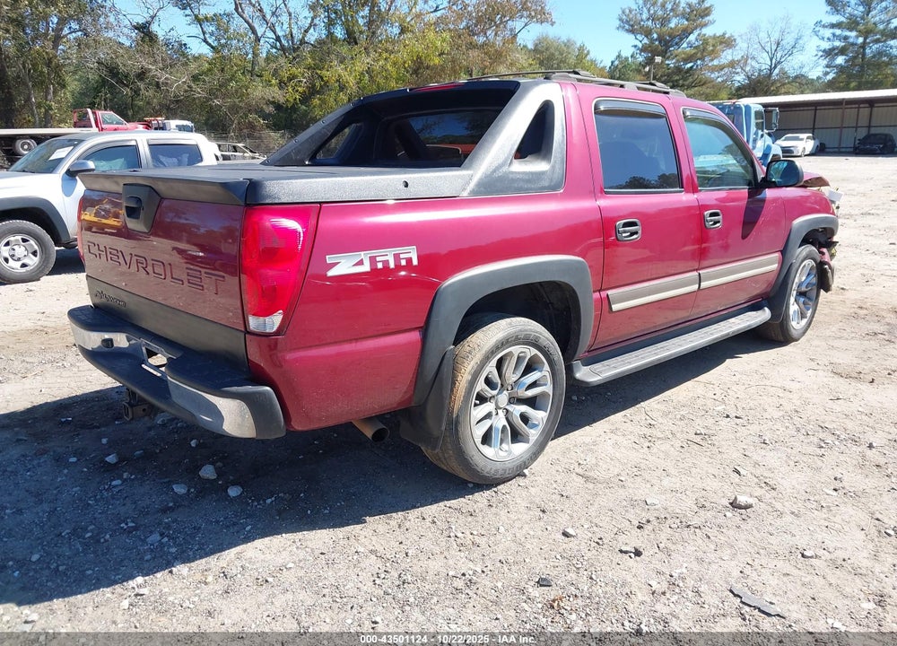 2004 CHEVROLET AVALANCHE 1500 VIN: 3GNEC12T24G313442