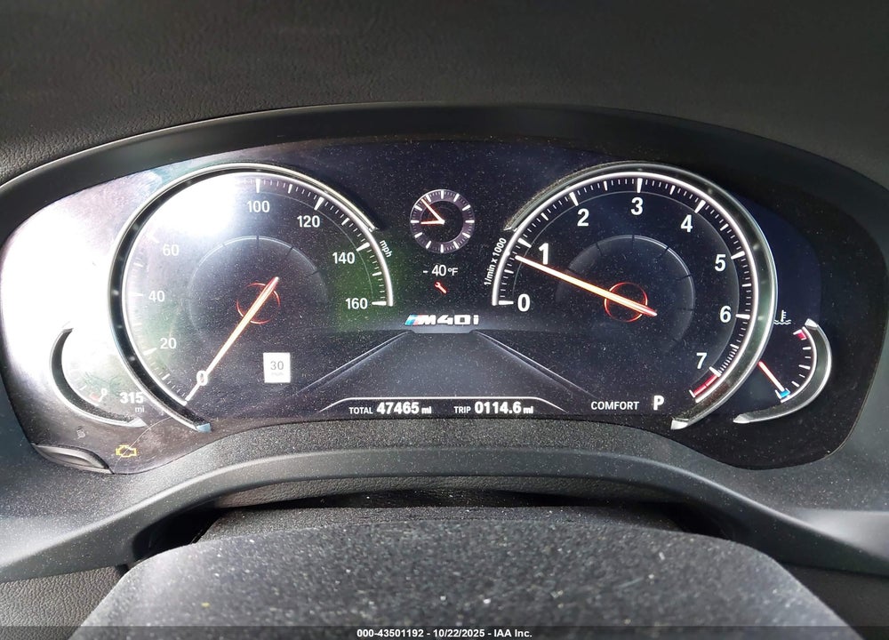 2019 BMW X4 M40I VIN: 5UXUJ5C58KLJ63014