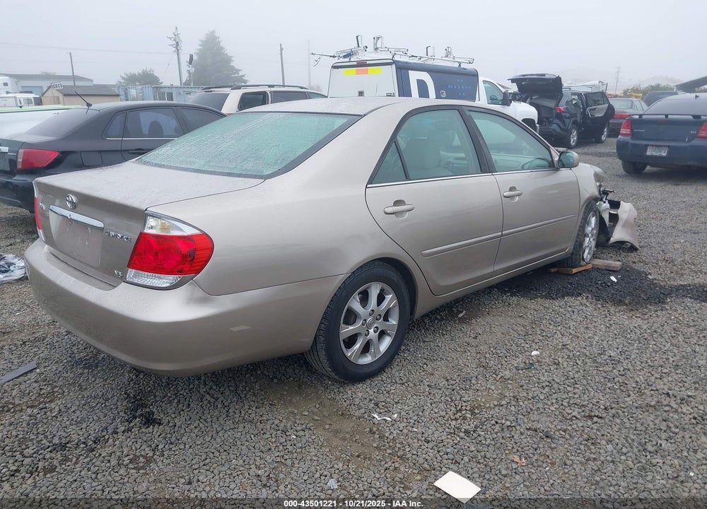 2005 TOYOTA CAMRY XLE V6 VIN: 4T1BF30K15U089678