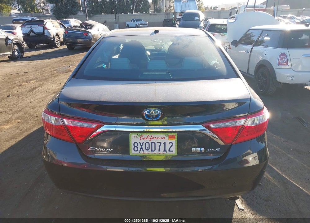 2017 TOYOTA CAMRY HYBRID XLE VIN: 4T1BD1FK4HU218728