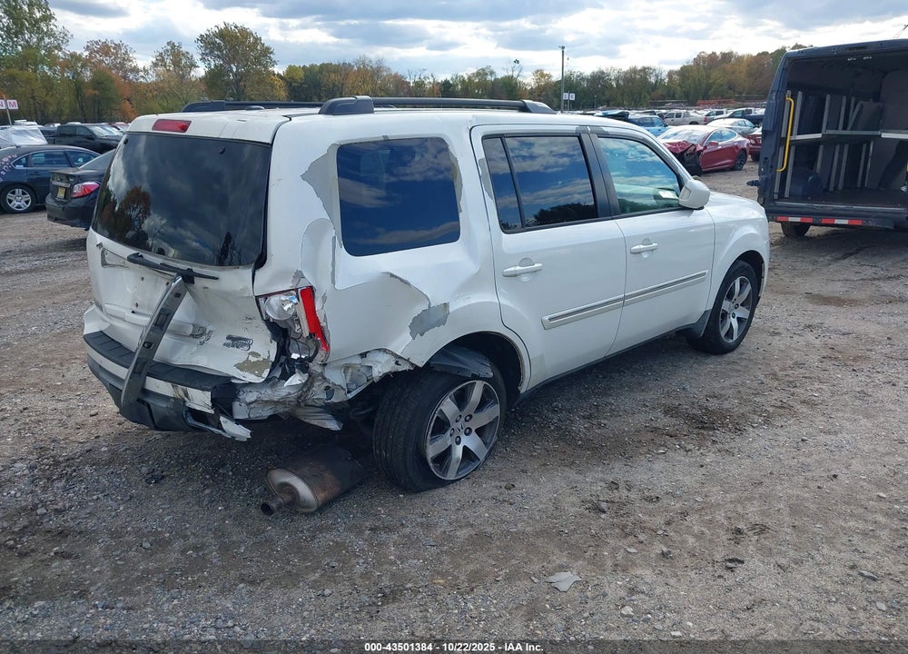 2012 HONDA PILOT TOURING VIN: 5FNYF4H96CB050113