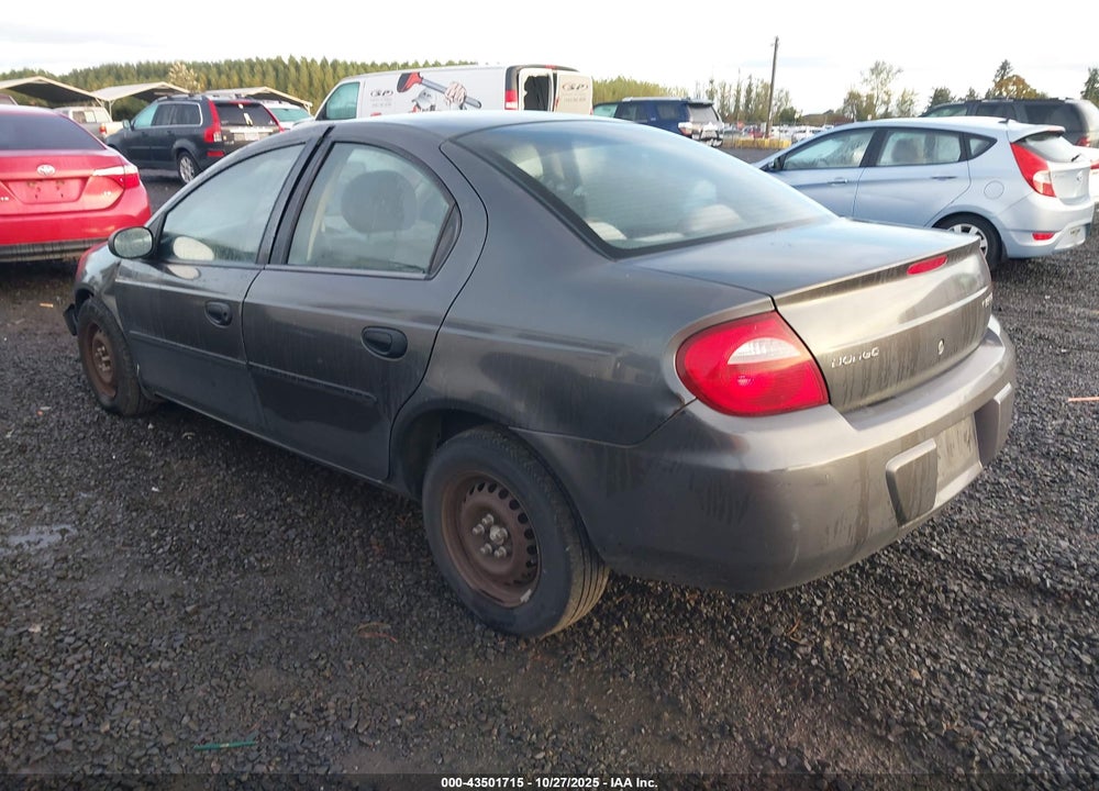 2004 DODGE NEON SE VIN: 1B3ES26C04D593677