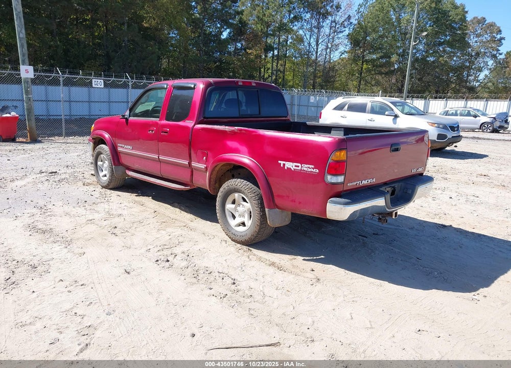 2000 TOYOTA TUNDRA LTD V8 VIN: 5TBBT4810YS073925