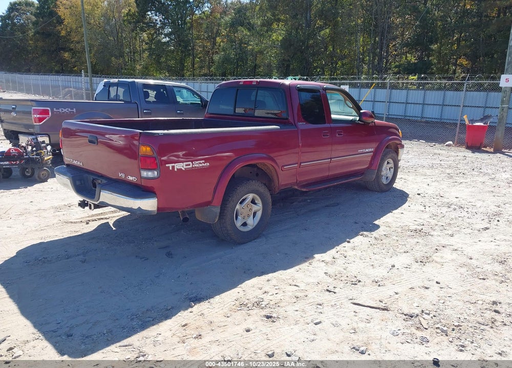 2000 TOYOTA TUNDRA LTD V8 VIN: 5TBBT4810YS073925