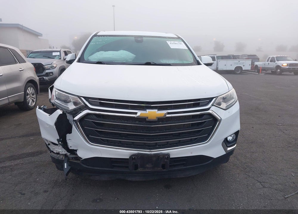 2021 CHEVROLET TRAVERSE FWD LT CLOTH VIN: 1GNERGKW6MJ257094