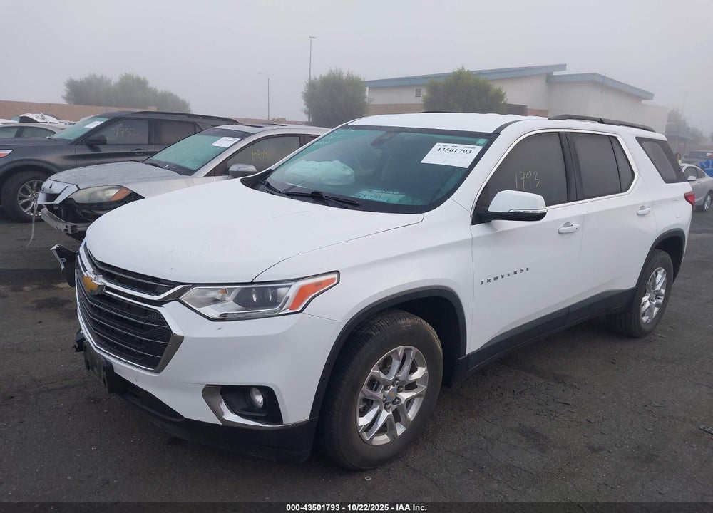 2021 CHEVROLET TRAVERSE FWD LT CLOTH VIN: 1GNERGKW6MJ257094