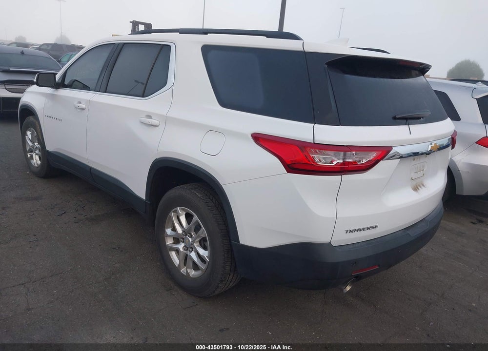 2021 CHEVROLET TRAVERSE FWD LT CLOTH VIN: 1GNERGKW6MJ257094