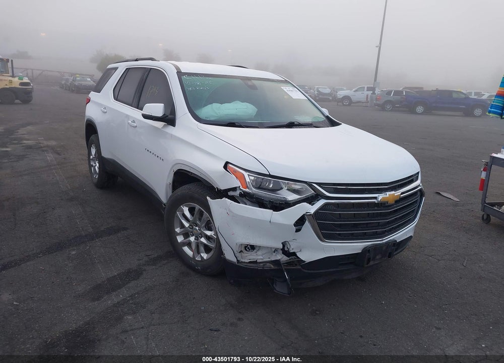 2021 CHEVROLET TRAVERSE FWD LT CLOTH VIN: 1GNERGKW6MJ257094