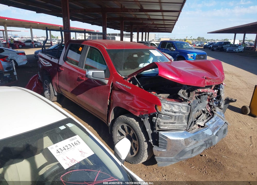 2020 CHEVROLET SILVERADO 1500 2WD SHORT BED LT VIN: 3GCPWCED5LG282503