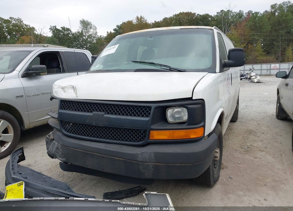 2006 CHEVROLET EXPRESS WORK VAN VIN: 1GCGG25V661235015