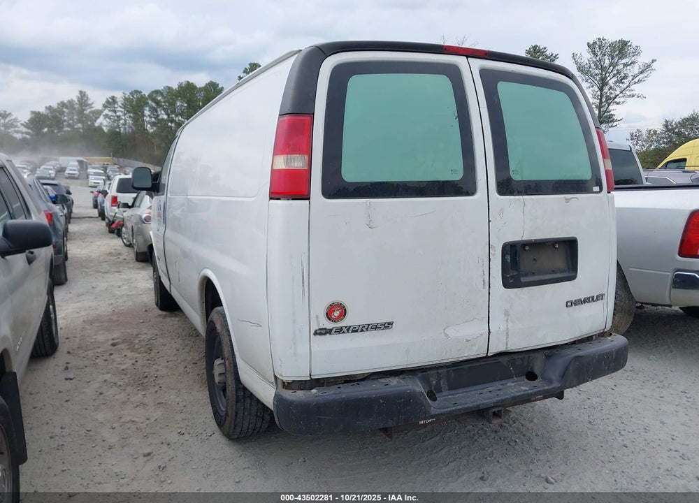2006 CHEVROLET EXPRESS WORK VAN VIN: 1GCGG25V661235015