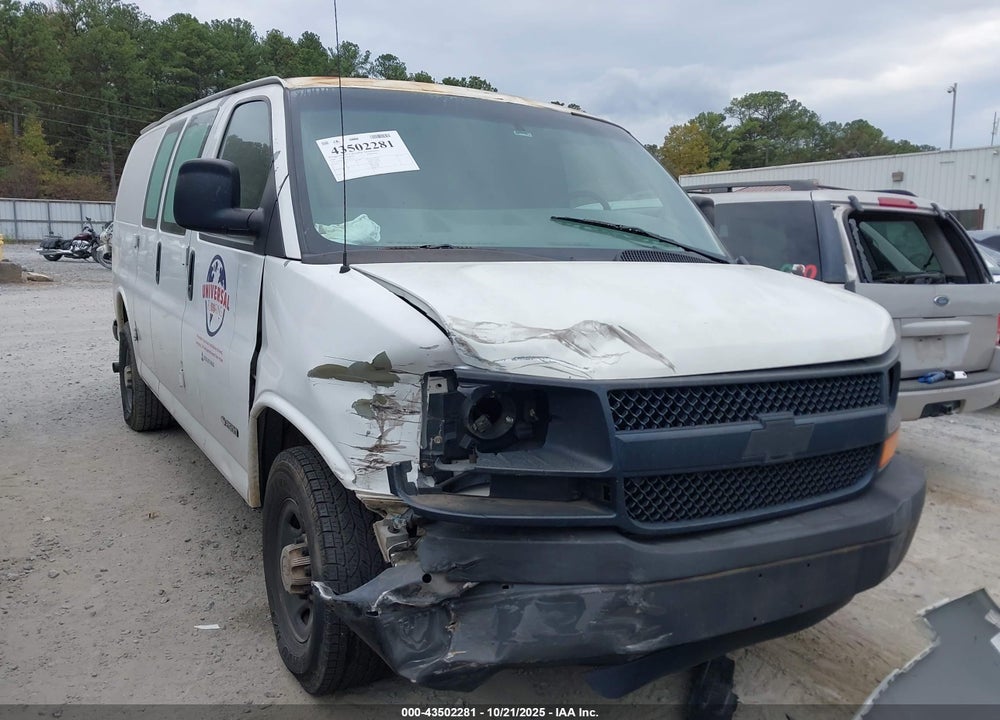 2006 CHEVROLET EXPRESS WORK VAN VIN: 1GCGG25V661235015