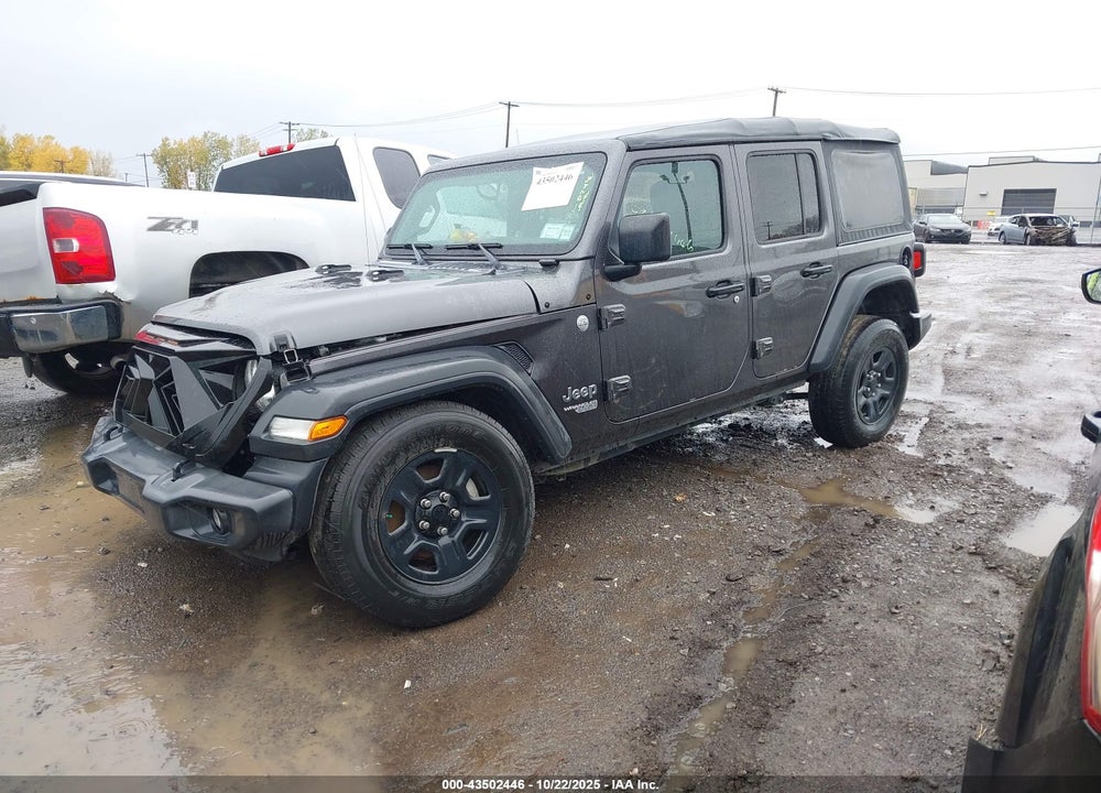 2018 JEEP WRANGLER UNLIMITED SPORT 4X4 VIN: 1C4HJXDN8JW179630