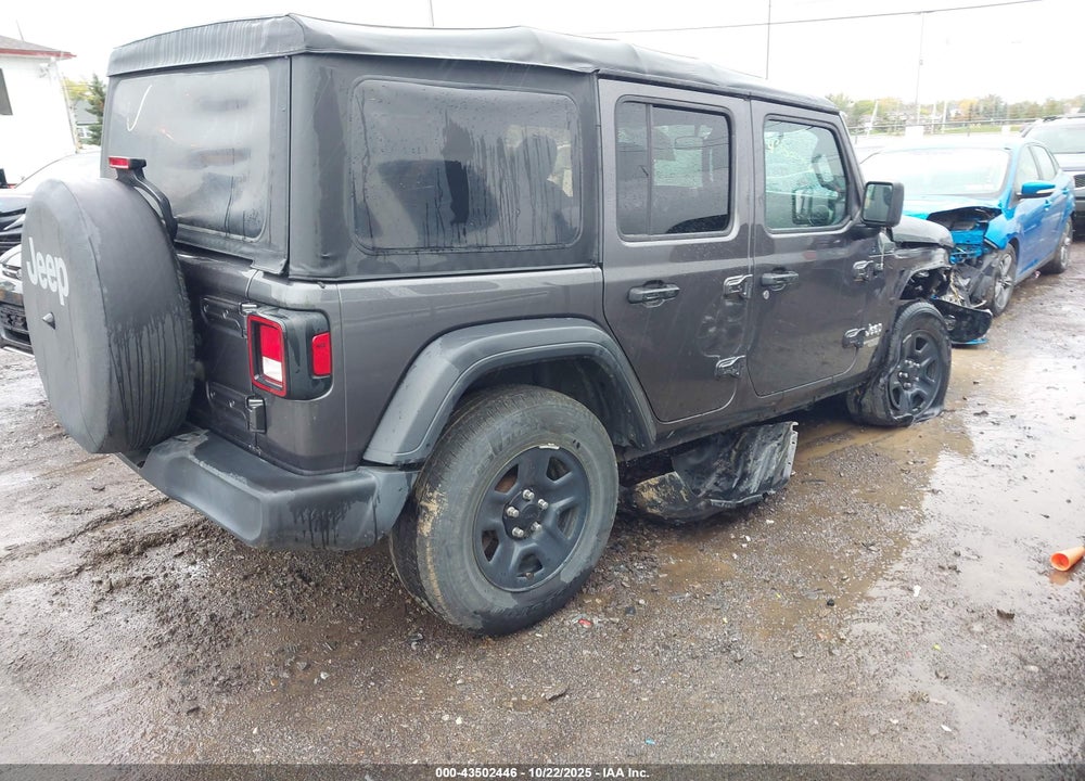 2018 JEEP WRANGLER UNLIMITED SPORT 4X4 VIN: 1C4HJXDN8JW179630