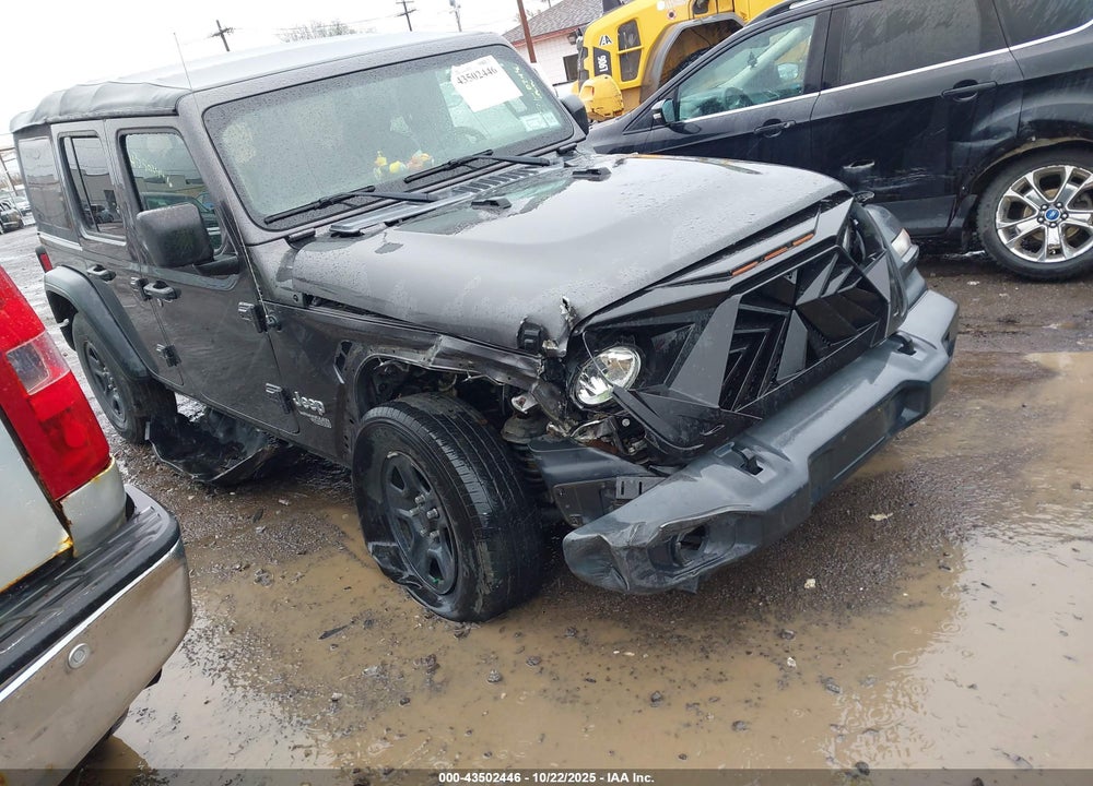 2018 JEEP WRANGLER UNLIMITED SPORT 4X4 VIN: 1C4HJXDN8JW179630
