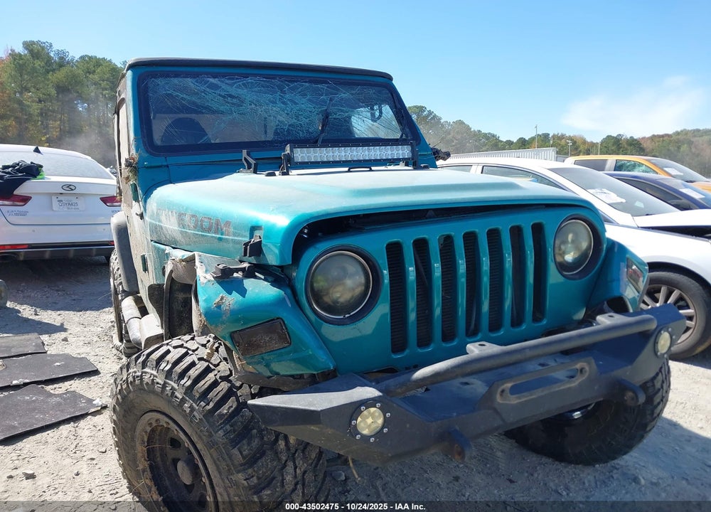 1997 JEEP WRANGLER SE VIN: 1J4FY29P5VP417332